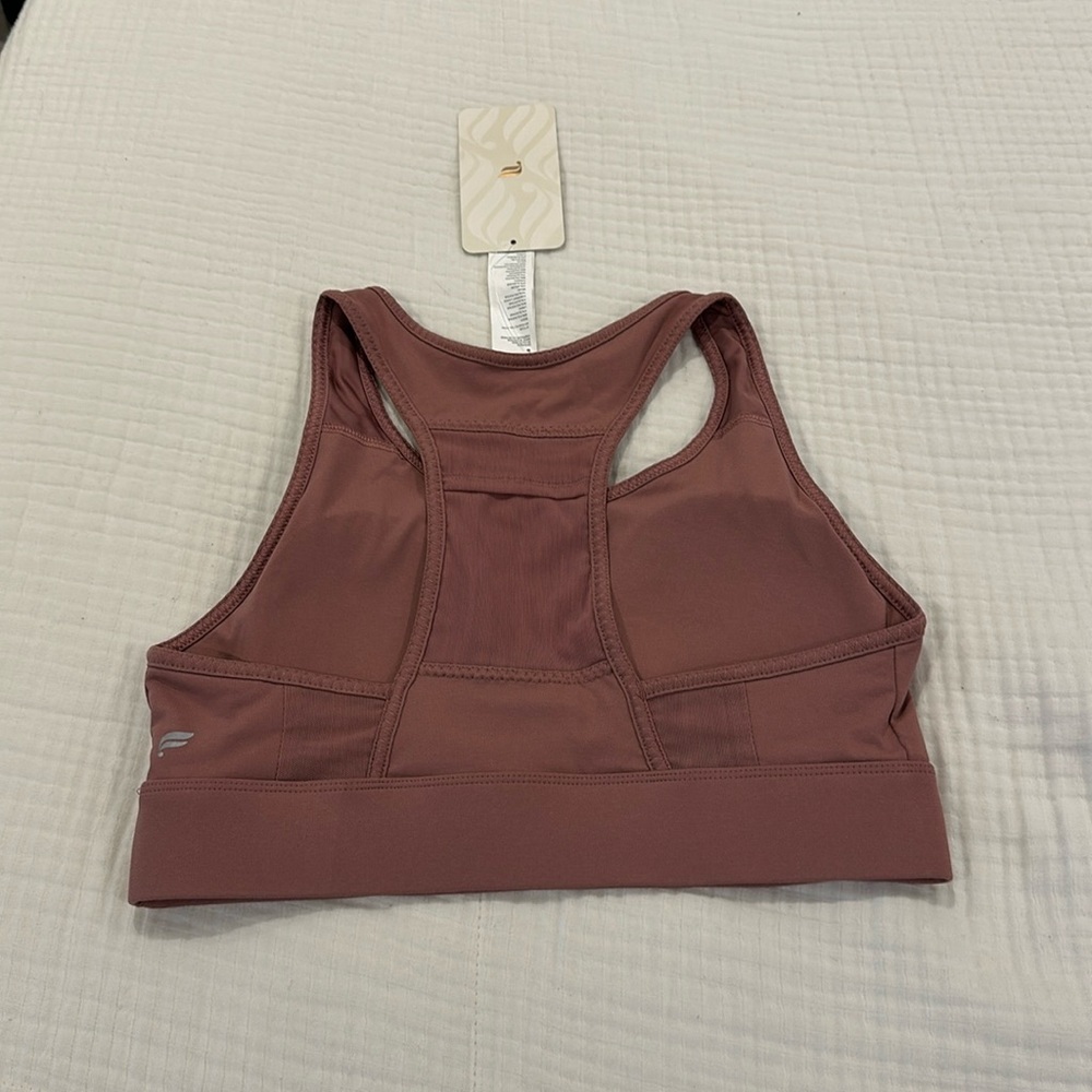 Fabletics sports bra new with tags. The color is mauve. - Picture 2 of 3
